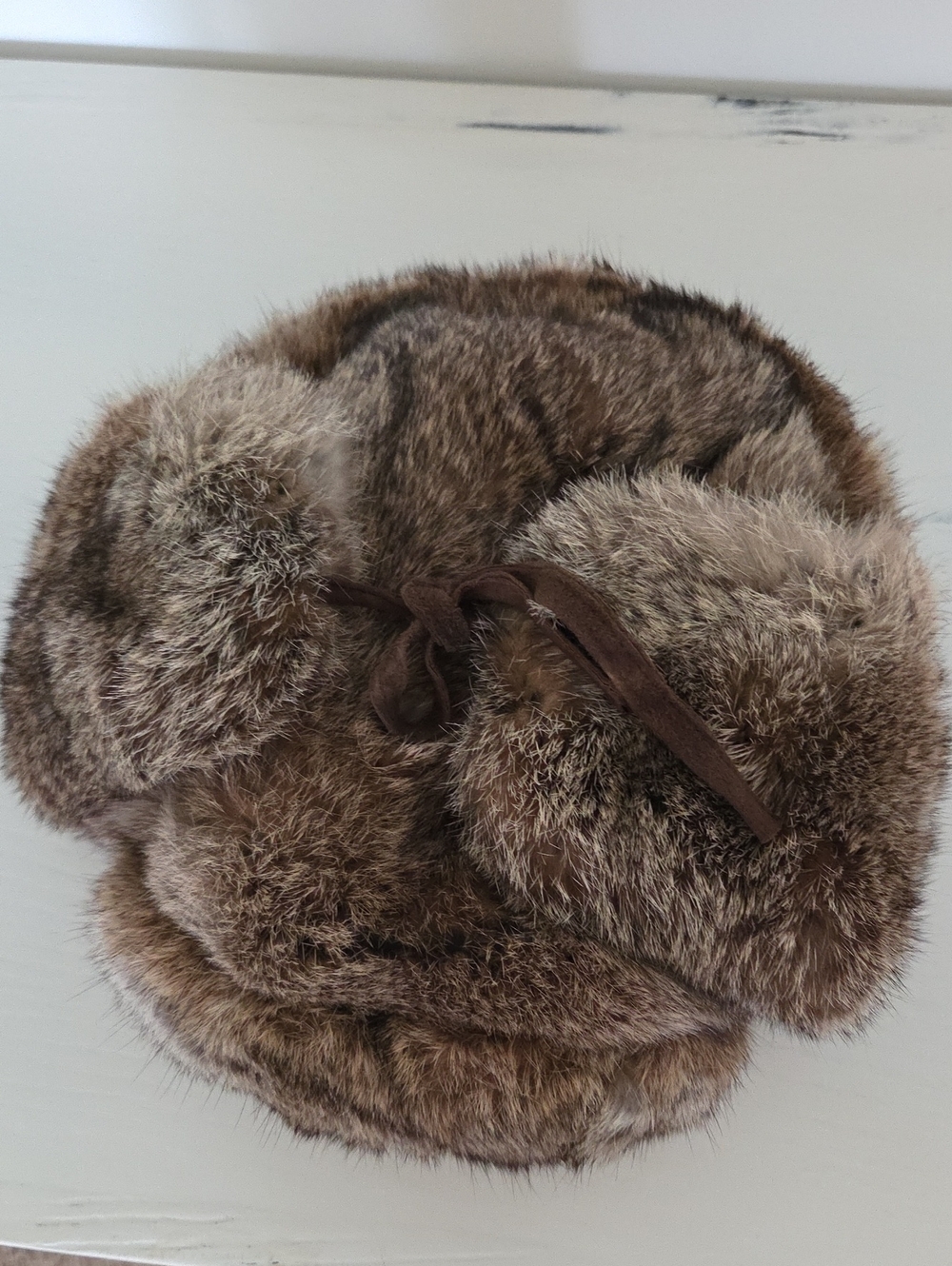 Brown Rabbit Fur  Hat - Picture 6 of 10